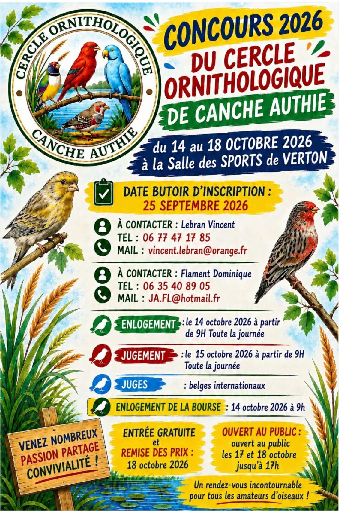 Affiche du concours